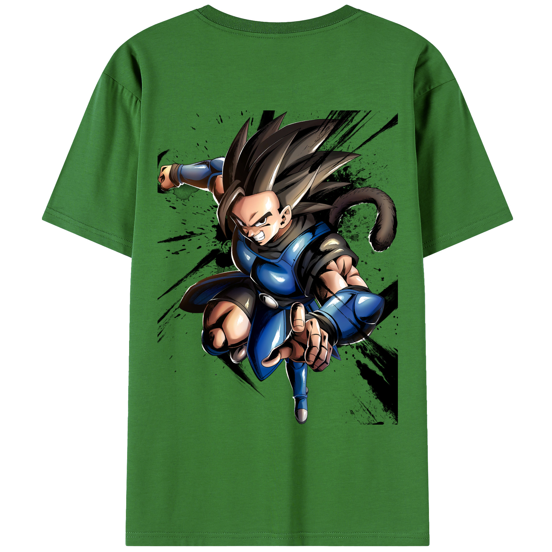（画像用） ドラゴンボール ベジータ四世（Bejīta Yonsei）DRAGON BALL Vegeta IV レディース半袖Tシャツ(バックプリント)